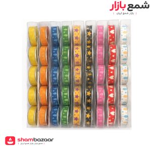 بسته شمع وارمر 10 عددی تولدی سفید